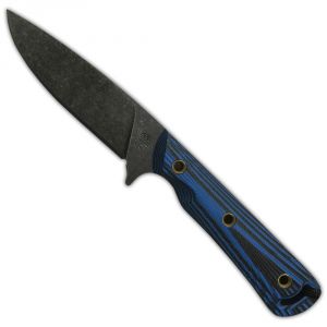 Smith & Sons Comanche Fluted G10 Blue/Black Fixed Blade Hunting Knife